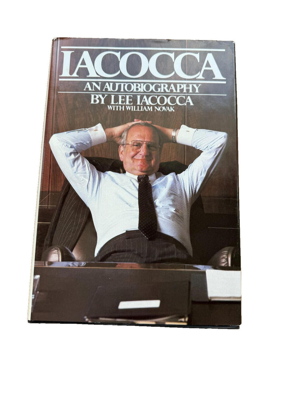Iacocca: An Autobiography by Lee Iacocca Hardcover Book w/Dust Jacket 1984